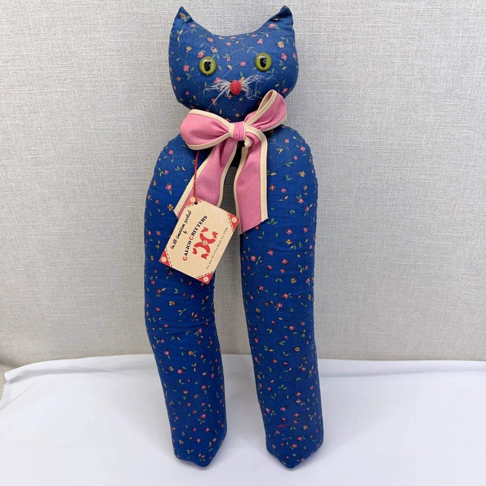 Vintage 1982 Calico Critters Puss in Boots Fabric Cat Boot Shapers New with Tag